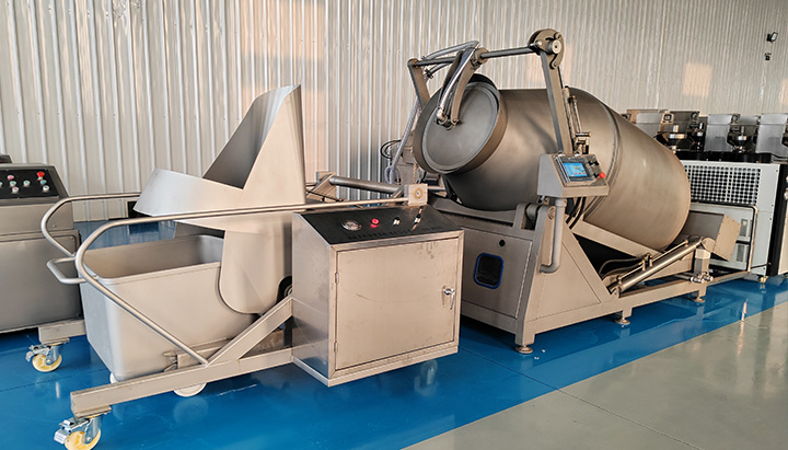 顛覆傳統！液壓升降真空製冷滾（gǔn）揉機，解（jiě）鎖肉類醃製新方式