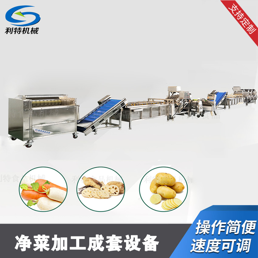 淨菜加工流水線